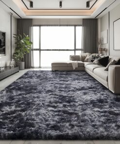 Super Soft Shaggy Area Rug for Living Room, Ultra-Plush Cozy Bedroom Carpet, Thick And Fluffy Rug Floor Mat for Home Decor. Super Warm Living Room Carpet for Winter, Housewarming Gift.