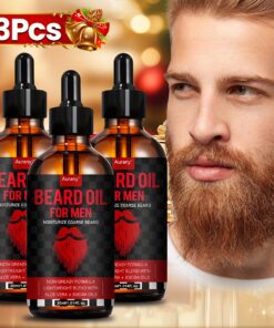 3pcs, Beard Oil, Moisturizing Beard Oil, with Aloe, Soothes Light After Shaving, Moisturizing Beard, for Any Light Type, Non-Greasy & Refreshing, Gift for Boyfriend&Father, Halloween, Christmas, Or Thanksgiving Gift
