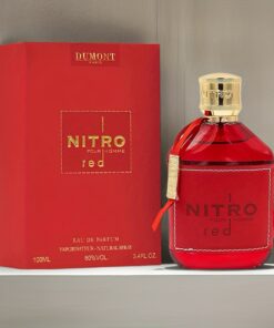 Dumont NITRO RED 3.38oz Red Dubai Arab Middle East Perfume Is Durable, Men'S Perfume, Men'S Cologne Arab Perfume, Dubai Vietnam Arab Perfume Is Suitable For Various Occasions, Such As Daily Outing, Work, Dating, Etc. Valentine'S Day Gift