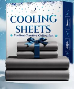 Extra Deep Pocket King Sheets - 4pcs Breathable & Cooling Bed Sheet Set, Hotel Luxury, Soft Wrinkle-Free for Extra Deep Mattresses