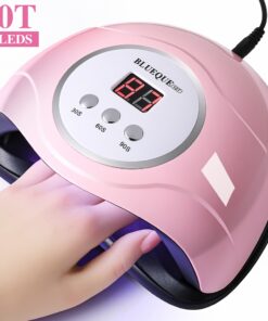 LED for nail Polish Lamp | Quick for nail Dryer with Automatic Sensor, 3 Timer Settings, Portable for nail Salon Equipment for Nails and Toenails, Pink, USB Powered