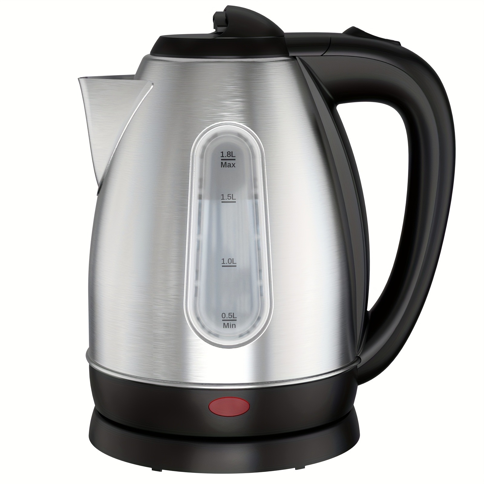 Electric Kettle, Stainless Steel Tea Kettle Electric - 60.87oz Capacity, Water Dispenser, Water Scale, 1200W Fast Boiling, Auto Shut-Off, BPA-Free - Ideal for Coffee, Tea, Kitchen, Camping - Christmas Gift