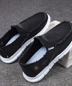 Men'S Slip-On Loafers - Slip-Resistant Non-Slip Sole, Cushioned EVA Insole & Arch Support - All-Season Casual & Formal Shoes - Easy On/Off Slip-On Design - Minimalist - Versatile Everyday, Office, Semi-Formal Footwear - Durable Upper - Comfortable F