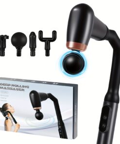 Massage Gun Deep Tissue with Extended Handle Revolutionary U-Shaped Back Massager Body Massager for Neck, Shoulder, Leg