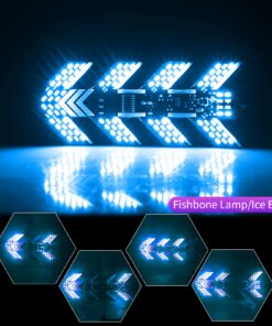 1pc, motorcycle fishbone LED light, dynamic streamer scanning start, running light, streamer turn signal, high-brightness brake light, motorcycle car LED accessories, ice blue/pink two colors available
