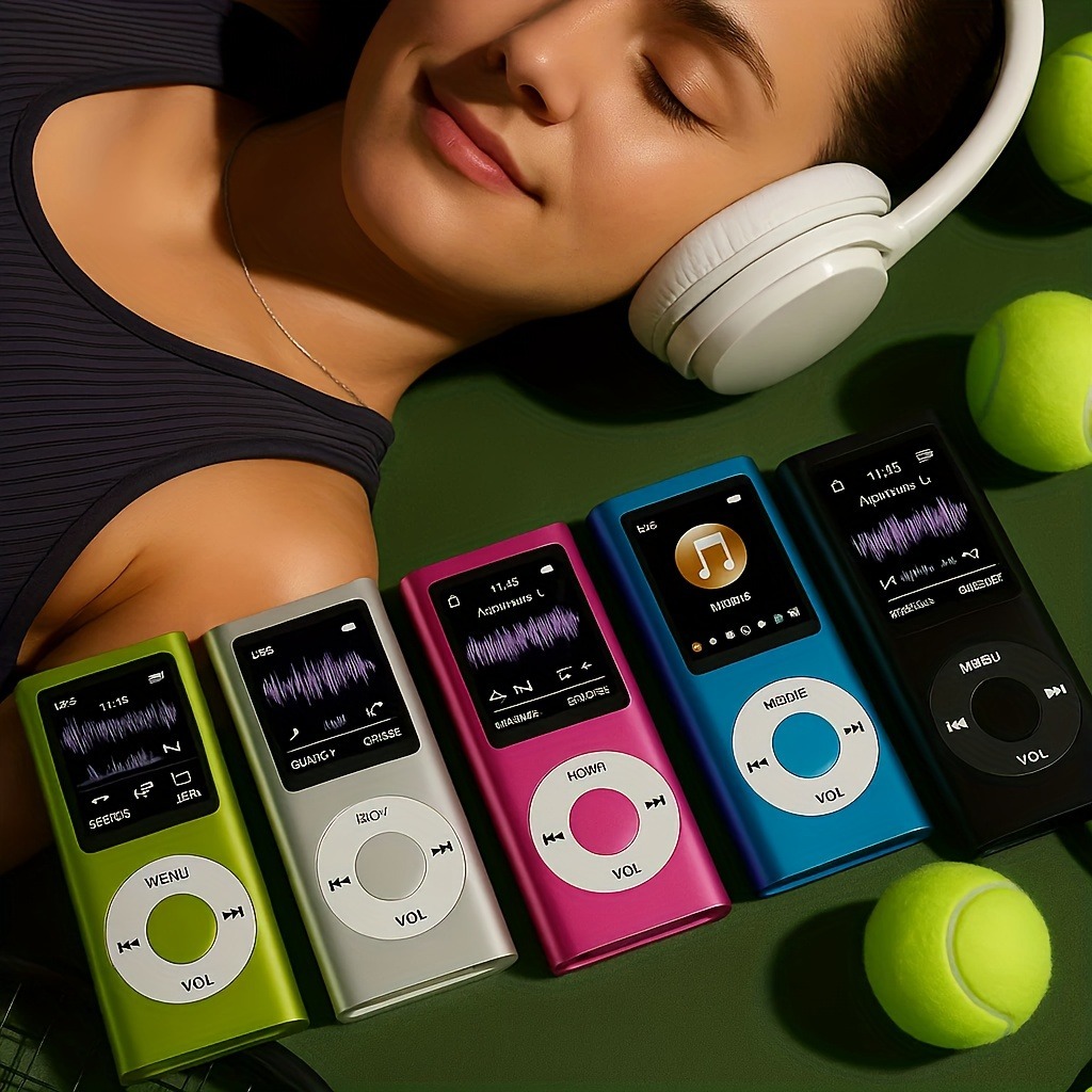 1 Portable MP3/MP4 Player with 64GB Expandable Storage Lossless Audio MP3 WMA FLAC APE And Video Playback E-Book Reader Photo And Video Viewer LCD Screen Alloy Body Ideal for Music Reading Travel And Offline Use Perfect Christmas Gift SD Card Not In