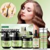 5pcs Rosemary Hair Care Gift Set - Complete Hair Care System with Shampoo, Conditioner, Hair Mask, Oil & Wax Stick - Moisturizing, Oil Control, Volume Boosting - for All Hair Types (Men & Women) - Salon-Quality Hair Care at Home - Elegant Gift Box P