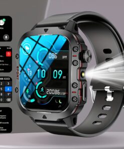 New Smart Watch Suitable for Both Men And Women - Message Alerts, Multiple Sports Modes, Remote Camera Control, Fitness Tracker, Compatible with Iphone And Android, USB Charging, Lightweight And Stylish, Modern Design, Screen Display