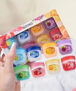 Multi Color Fruit Lip Gloss, Natural Cream Texture, Long-lasting Moisturizing Lip Care Lipstick Set, Suitable for Parties, Lip Gloss for Girls, Perfect Gifts, Christmas Gifts, Thanksgiving Gifts, Stocking Stuffers for Christmas