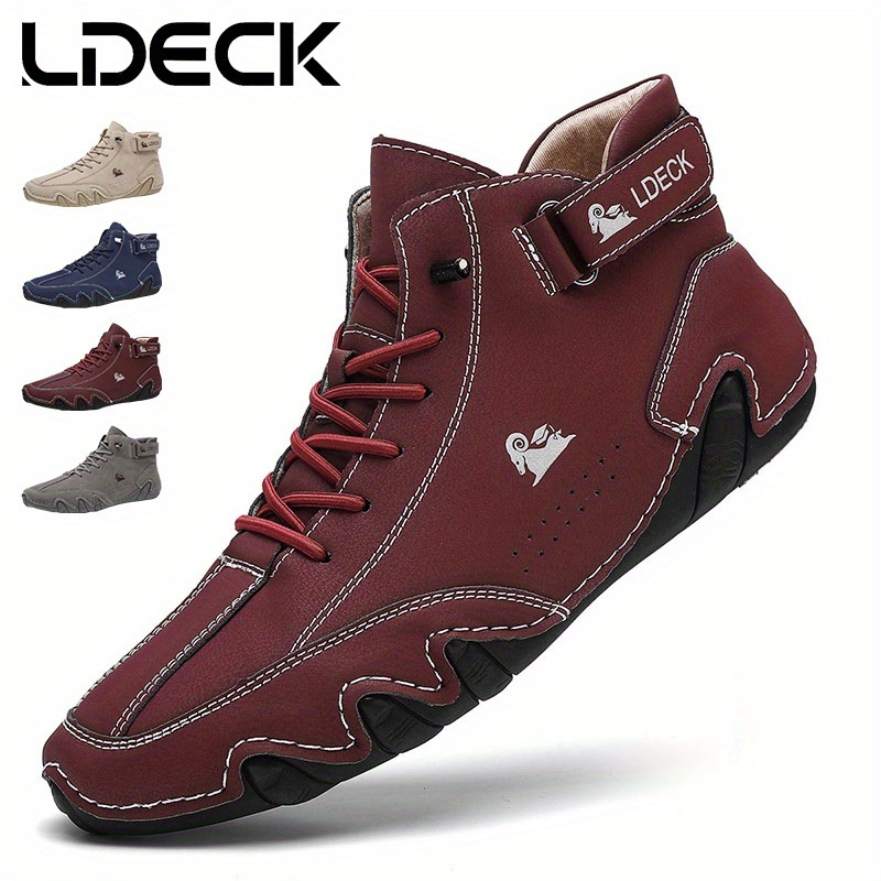 LDECK Men'S Vintage Classic Chukka Boot - Fashion Sneaker For Daily Casual, Work, Office