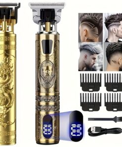 Professional Hair Trimmer, USB Rechargeable Hair Clipper Beard Trimmer, Precision T-Blade Trimmer, Haircutting Set Holiday Gift, Christmas Gift, Mini Shaver, Bald Head Shaver For Men, Head Shavers, Beard Shaver For Men, Beard Trimmer For Men