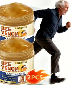 50g*2pcs Bee Venom Massage Cream, Powerful Moisturizing And Hydrating, Joint Care, Smooth, Brightening, Fine, Suitable for Arms, Legs, Ankles, Knee, Joint Care, Unisex