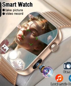 2025'S First Smart Watch That Can Take Photos, Record Audio, and Video, Equipped with Built-in Camera, Stylish Sports Watch. Wireless Phone. And Multifunctional Smart Watch