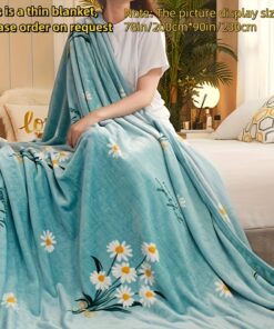 1 Flannel Blanket, Decorative Bedroom Throw, Multifunctional Fleece-Lined Warm Bedspread for Autumn and Winter, Suitable for Sofa, Car, Single or Double Person Dormitory Coverlet, Perfect Birthday Christmas Gift