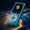 Portable MP3 Music Player With Lossless Sound Quality Supports MP3/WMA/FLAC/APE, 8-Hour Playback, Aluminum Alloy Body, Easy Playlist Control, Random & Sleep Mode