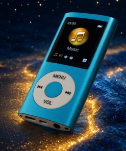 Portable MP3 Music Player With Lossless Sound Quality Supports MP3/WMA/FLAC/APE, 8-Hour Playback, Aluminum Alloy Body, Easy Playlist Control, Random & Sleep Mode