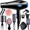 The MORFONE Set Of Professional Hair Dryer With Comb Clip And Wind Guard Accessories. Suitable For Both Home Use And Travel Use - Perfect As A Gift For The Closest Ones During Festivals.