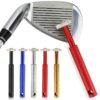 1pc Golf Groove Cleaner Tool V/U Shape Blade Iron Wedge Sharpener 6-Color Club Groove Restorer Golf Club Cleaning Accessories