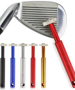 1pc Golf Groove Cleaner Tool V/U Shape Blade Iron Wedge Sharpener 6-Color Club Groove Restorer Golf Club Cleaning Accessories