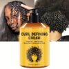 1 Bottle -Adult Curl Defining Cream, 9. 47oz - Moisturizing Hair Styling Paste with Argan Oil for Normal Hair, Long-Lasting Hold & Elasticity, Suitable for Wavy And Curly Textures, Frizz Control Haircare, Textured Hair Care, Lightweight Formula