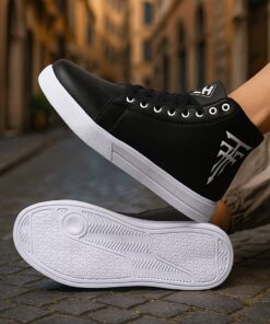 Men'S All-Season Lightweight High-Top Sneakers with Arch Support & Cushioned PVC Sole - All-Terrain Traction Tread, Breathable Upper, Multi-Color Options (Brown/Grey/Navy/Dark Green/Dark/Light) - Hiking, Camping, Running