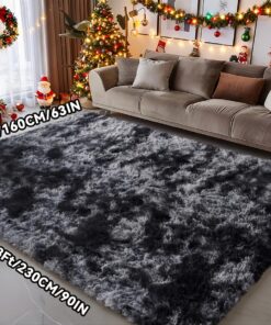Luxuriously Soft And Fluffy Interior Rugs-Suitable for Bedrooms, Living Rooms, Or Offices-Machine Washable for Easy Care-Plush Touch for Added Comfort-Non-Slip Backing for Safety And Security-Stain-Resistant Design for Long-Lasting