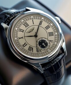 Men'S Business Casual Quartz Watch | Roman Numeral Dial, Stylish Faux Leather Strap, World-Time Display, Non-water Resistant