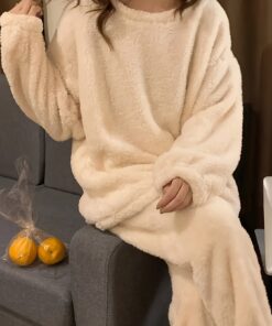 Women's Flannel Home Wear Set