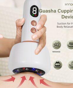 Rechargeable Body Beauty Massager | 9 Vibration Modes for Skin Glowing & Muscle Relaxation, Handheld Care for Legs, Arms, Belly, USB Charging, Suction for Full Body Relaxation, Ideal Gift for Women & Men