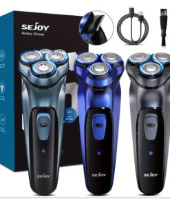 Sejoy Electric Razor for Men, Cordless Rechargeable Shaver with Fast Charging – Perfect Gift Idea