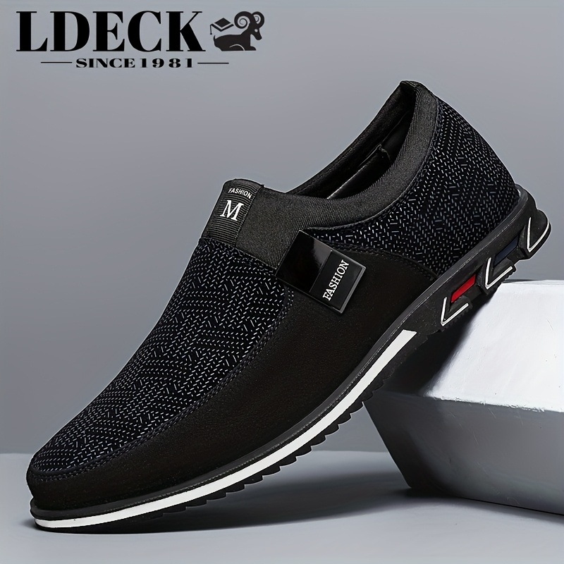 LDECK Fashionable Brogue Pattern Shoes | Exquisite Details, Ideal For Modern Business Casual Wear
