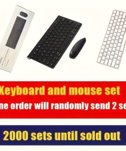 2pcs Bulk Keyboards - Optical Tracking Gaming & Computer Keyboards with Ergonomic Design, Black (Random Shipment May Not Include Mice), Gaming Keyboards | Standard Keyboard Layout | Durable Keyboards, Keyboard Gaming