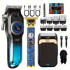 Electric Hair Clipper Set/ Designed for Men/ Unique Graffiti Style/ Men'S Grooming Kit/ Beard Trimmer And Shaver/ Portable Home Haircut Tool/ Men'S Gift/ Father'S Day/ Birthday Gift/ Christmas Gift, Hair Clipper for Men, Professional Hair Clipper