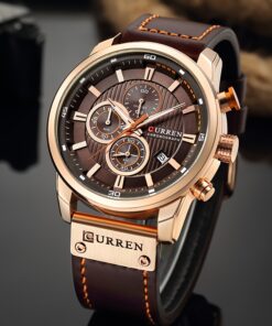 Men Watches Men's Chronograph Sport Wrist Date Quartz Wristwatch