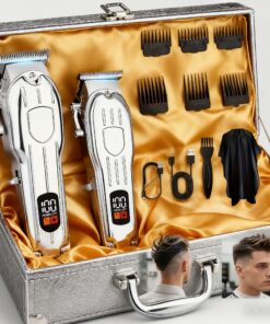 1/2pcs Set Men'S Hair Clipper, 4in 1 Professional Hair Clipper T Blade Trimmer Electric Shaver, Cordless Hair Clipper Haircut Men'S Grooming Set LCD Display, Father'S Day Gift/Men'S Gift/Christmas Gift
