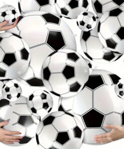 12 Inflatable Outdoor Sports Soccer Balls, Perfect for Pool Parties, Beach Football, and Competitive Play