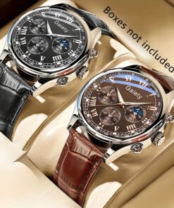 2pcs/set Popular Watch Set, Stylish Classic Watch Unisex Clock