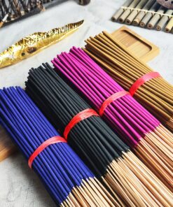 60/ 110 Natural Incense Sticks - for Home Decor, Tea Rooms, And Hotels | Suitable for Meditation And Aiding Sleep | Scents: Lavender, Cherry Blossom, Rose, Jasmine, Perfect Holiday Gift