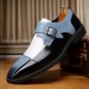 Men'S Plus Size Business Style Formal Shoes, Comfortable And Non Slip Rubber Soles, Durable Casual Oxford Shoes, Suitable For Wedding, Party And Business Occasions 13809