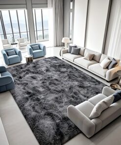 1pc Super Soft Thick Fluffy Rug (available In Multiple Colors) for Living Room, Luxury Indoor Bedroom Rug, Non-slip Faux Rug, Home Decor, Room Decoration