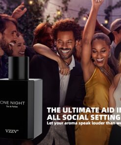 VZZV One Night Stand Cologne for Men - Long Lasting 10-20% High Concentration Nighttime Fragrance, Bold Woody Scent (Oakmoss-like) - Party &, Romantic Gift for Men - -Free Formula, Sensitive Beige Cologne