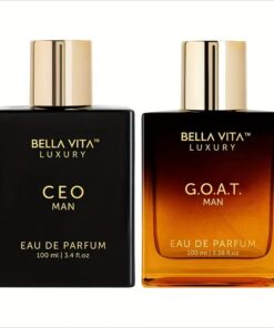 2x3.38oz The Sigma Male by Bella VitaLuxury | CEO Man & G.O.A.T. Man Perfume for Men | Long Lasting Fragrance | Eau De Parfum | Fresh Scent