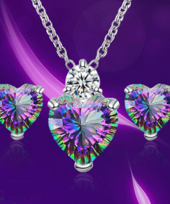 2pcs (Earrings&Necklace) Exquisite Cubic Zirconia Decor Earrings Necklace, Jewelry Gifts