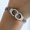 Handcuffs with Bracelets Ladies Lovely Fashion Bracelets Daily Wear Holiday Gifts