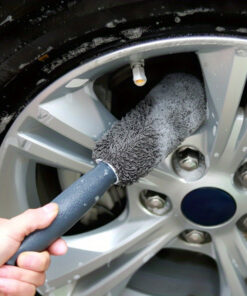 1pc Car Wheel Brush, Car Wheel and Tire Cleaning Brush, Dust Removal Brush, Wheel Rim Multifunctional Car Cleaning Brush, Suitable for Exhaust Pipes, Car Engines, Motorcycles, Bicycles, Car Care, Car Maintenance, Cleaning Supplies, Cleaning Tools