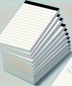 30-Sheet Notebook - Heavy-Duty Binding, Smooth Writing Paper, Minimalist Design with White Cover & Black Binding - Portable Organizer for, Office, Journaling, Note-Taking - Ideal for Students, Professionals, Gift Giving - Bulk Notebook Sheets, Notebooks for, Journal Writing, Durable Binding, Journaling Journal, Clean Appearance, Sturdy Construction, Lined Journal, Office Workers