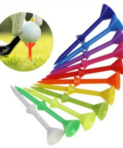 Cup Shape Golf Tees, Professional Plastic Durable Golf Tees, Multi-color Assorted Varieties, Golf Tees Set, White Golf Tees, Golf Equipment, Plastic Golf Accessories, Golf Tee For Men, Golf Tee Holder, Golf Tee Plastic Unbreakable, Golf Tee Wood