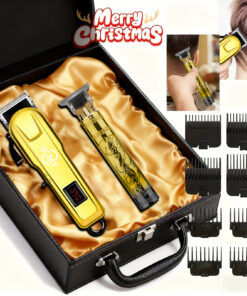 4pcs/2pcs Men'S Cordless Hair Clipper Kit - Professional USB- Barber Set With Hair Clippers, Nose Trimmer, Electric Shaver & T9 Detail Trimmer - All-in-One Grooming System For & Travel, Compatible For Men/Husbands/Boyfriends