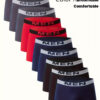 5-Pack Men'S Boxer Briefs - Stretchy Underwear Shorts, Soft Knit Fabric, Everyday & Gym Use - Multi-Color Pack (Navy/Red/Black/ - Sexy Fit for Casual & Formal Wear - Everyday Essentials, Boxer Shorts, Comfortable Undergarments, Modern Underwear, Breathable Material, Multipack Underwear, Active Lifestyle, Stylish Undergarments, Durable Construction, Multipack Undergarments, Daily Essentials