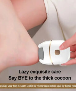 1pc Electric Foot Polisher Grinder - USB-Powered Cordless Foot Smoother with Fast Charging, for, Dead Light Beige, and Rough Feet - Home/Professional Pedicure Use - Compact & Portable Design